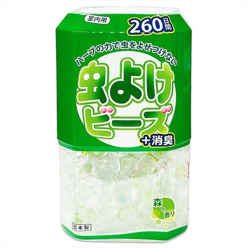 虫よけビーズ森林の香り260日用 8個