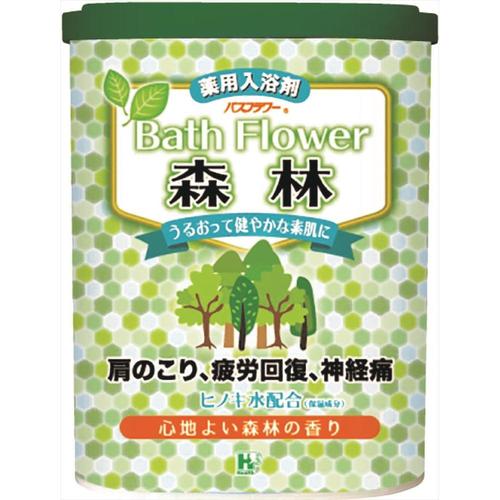 薬用入浴剤 バスフラワー 森林 6個