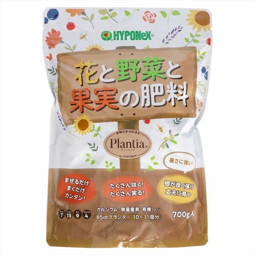 プランティア 花と野菜と果実の肥料 4個
