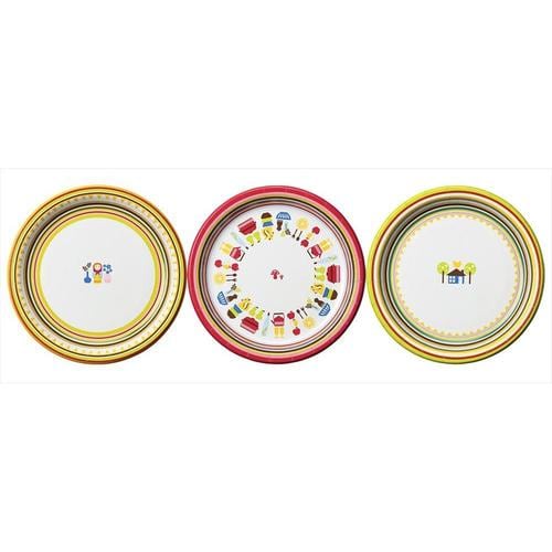 北欧デザインスーパープレート17cm8枚8個