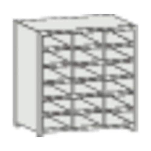 スチール製区分棚 KB型 コボレ止め付