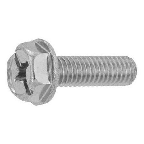 三価ブラック(+−)フランジ小ネジ 5×