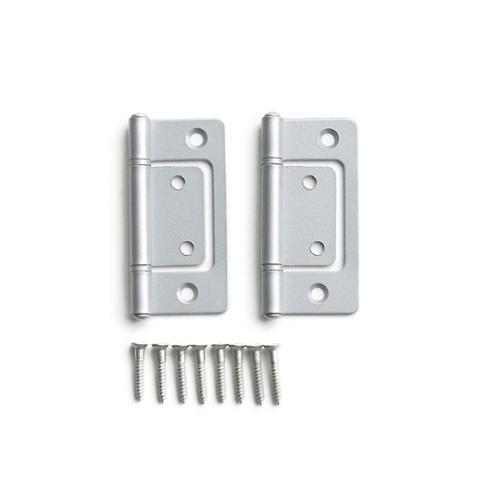 正面付蝶番 64mm シルバー 1セット