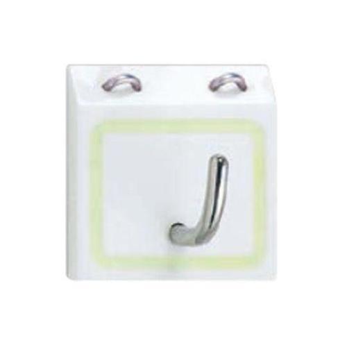 C−153 角形フック蓄光(1連)白