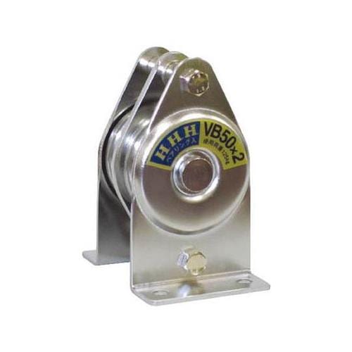 VS75X2 ステンレス固定滑車 たて型