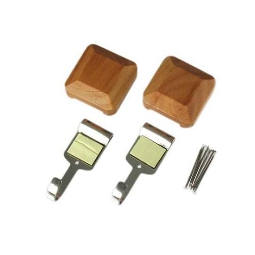 木のフック ライト 1セット(2個入)