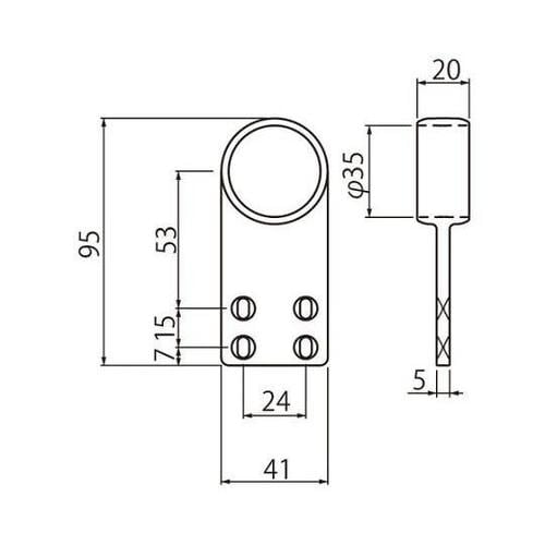 BR−683ブラケット通ロング35径AG