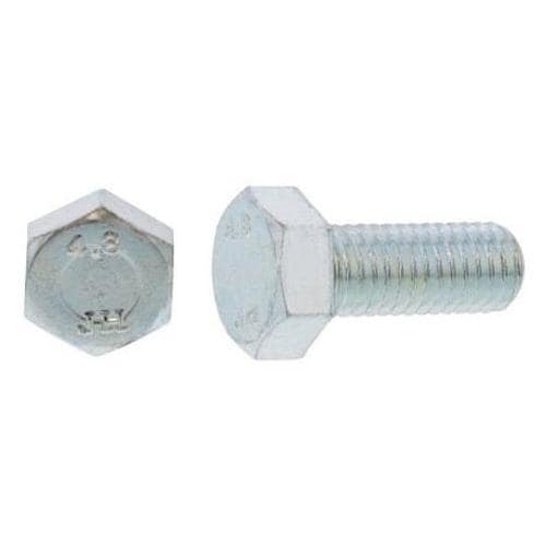 三価ユニクロ 鉄 六角ボルト 全ネジ 輸