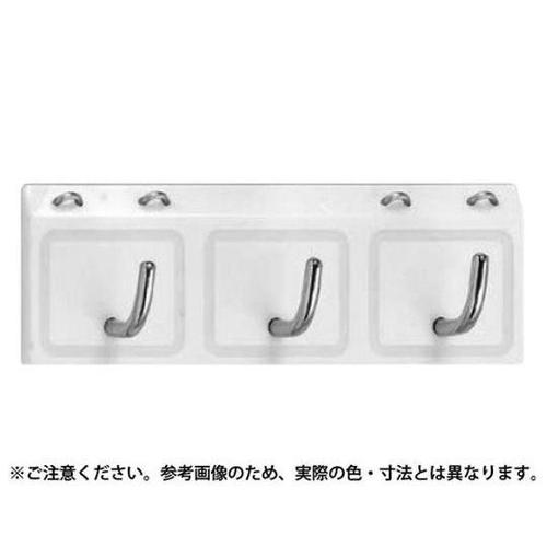 C−153角形フック蓄光3連ホワイト