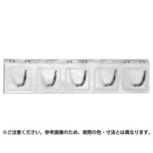 C−153 角形フック蓄光(5連)白