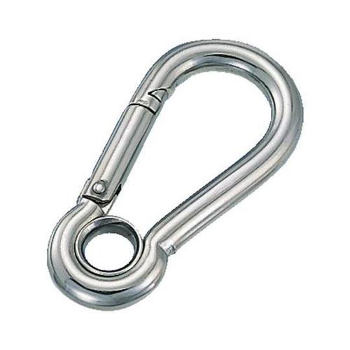 ステンレス スナップフックA型(リング付