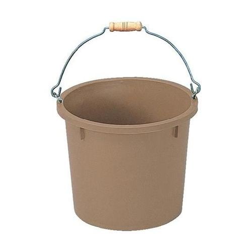 タフゴムバケツ 2型(金具取手付)ブラウ