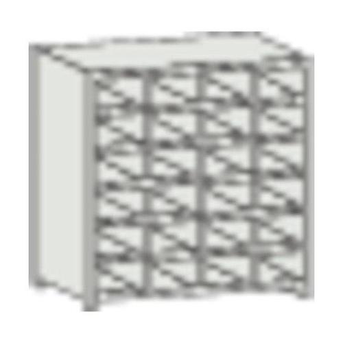 スチール製区分棚 KB型 コボレ止め付