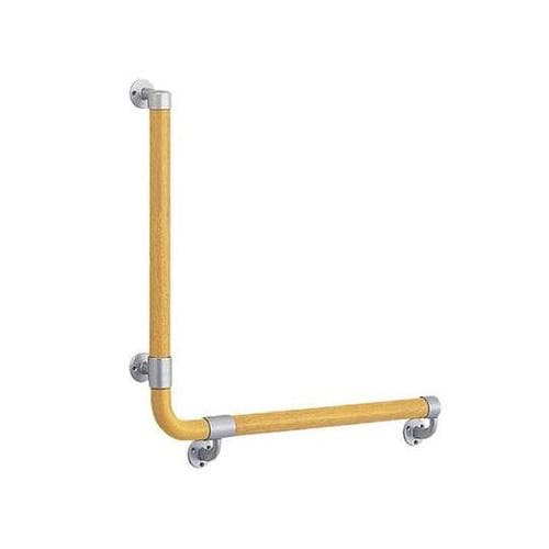 BR−515L L形丸棒手摺(左)銀