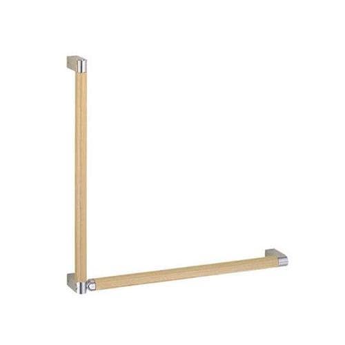 BR−581Lシルエット手摺L形左クロム