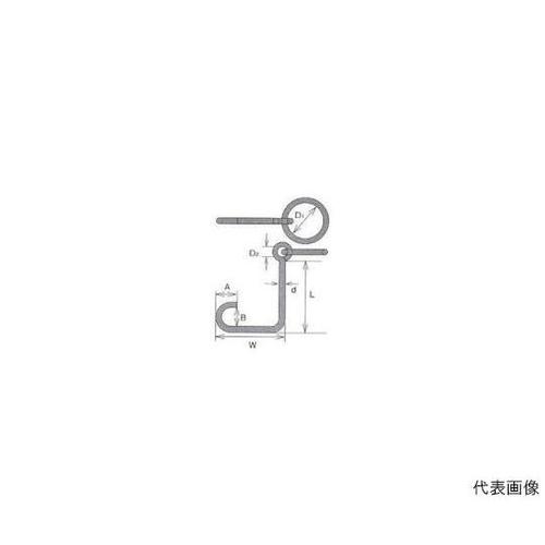 MM19ステンレス係船環MM型150mm