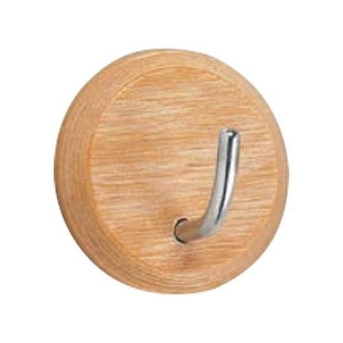 C−252 丸形フック白木ウッド