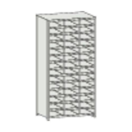 スチール製区分棚 KB型 コボレ止め付