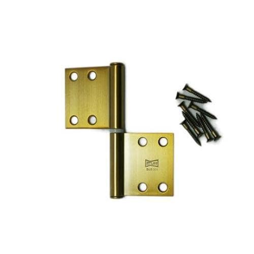 17468 左右兼用旗蝶番サテンゴールド