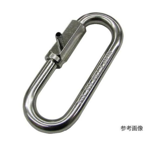 ステンレス ピン止め口広リングキャッチ