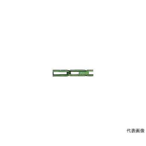 AL8GR アルミカラーチェーン緑15m