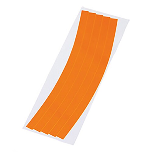 オレンジ ヘルメット用蛍光ラインテープ