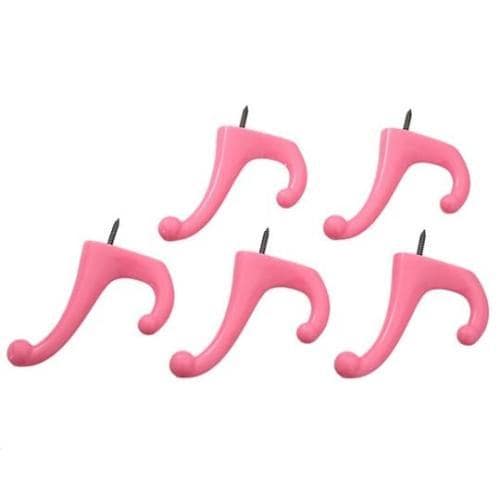 17782 プラスチック帽子掛 ピンク