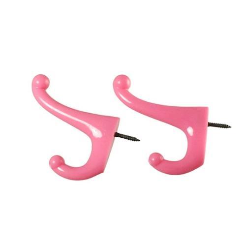 30587 プラスチック帽子掛 ピンク