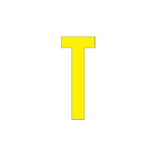 835−084Y アルファベットT 黄