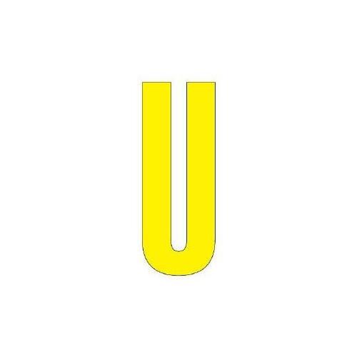 835−085Y アルファベットU 黄