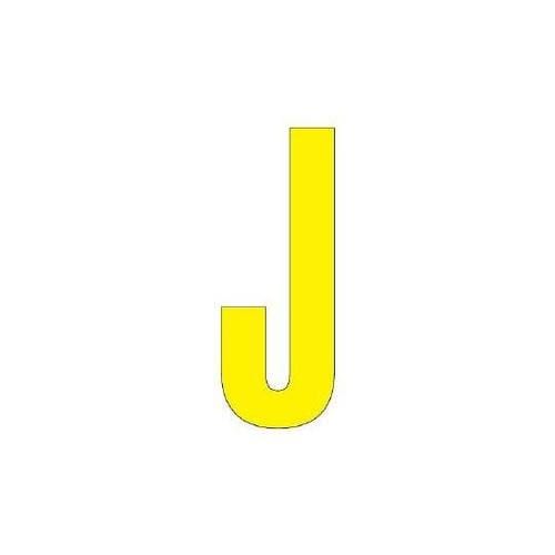 835−100Y アルファベットJ 黄