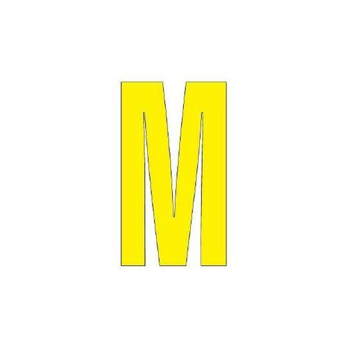 835−103Y アルファベットM 黄