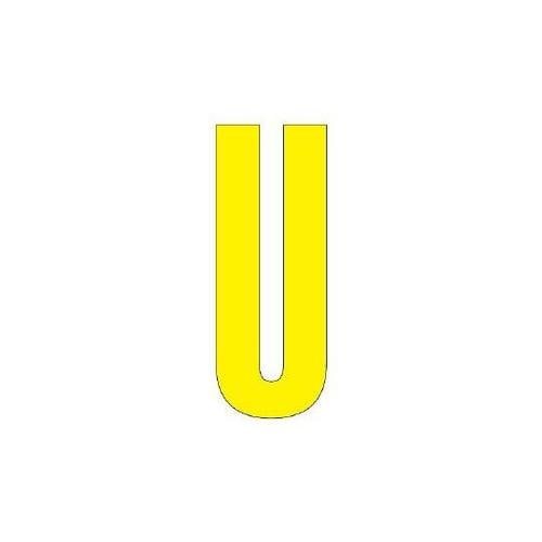 835−111Y アルファベットU 黄