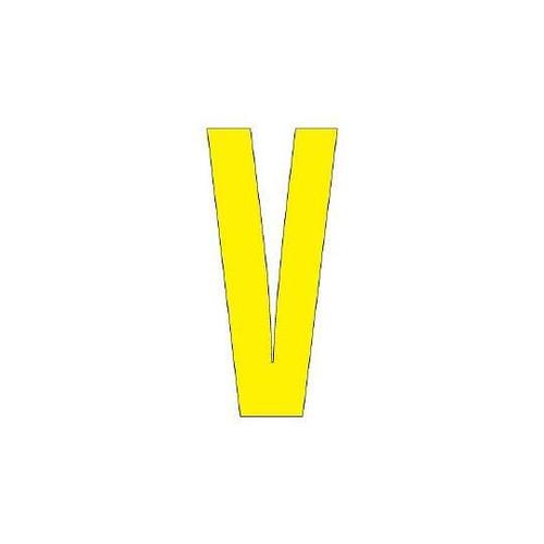 835−112Y アルファベットV 黄