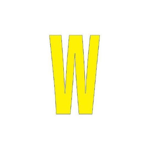 835−113Y アルファベットW 黄