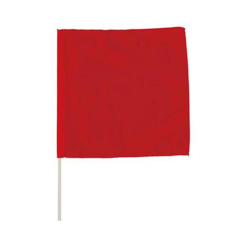 手旗 赤 面ファスナー付 372−20A