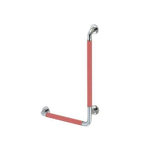 BR−871R革巻き手摺L形右ピンク