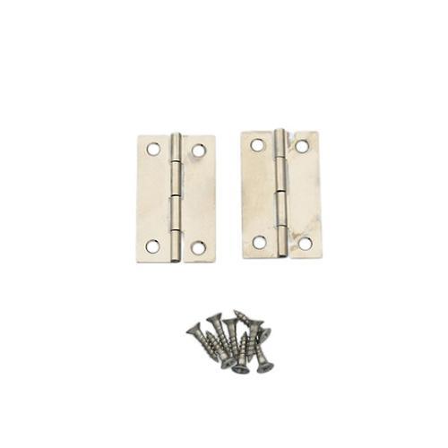 ニッケル細長蝶番 30mm 1セット(2