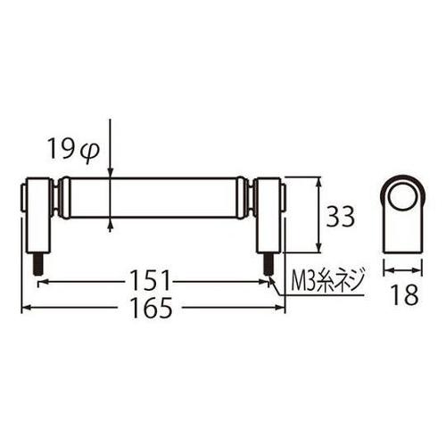 HC−7 ロリエハンドル大白木ウッド