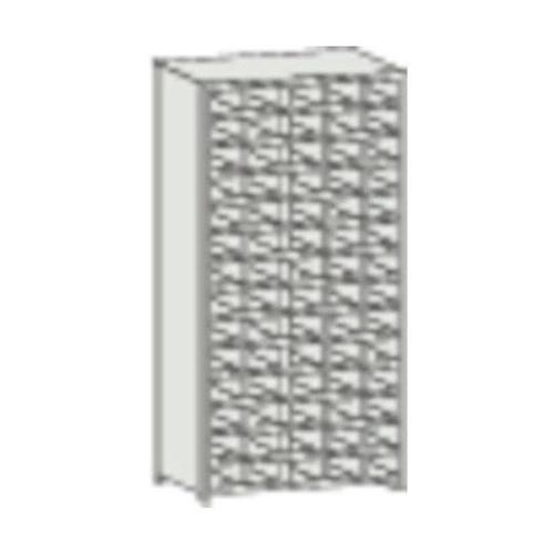 スチール製区分棚 KB型 コボレ止め付