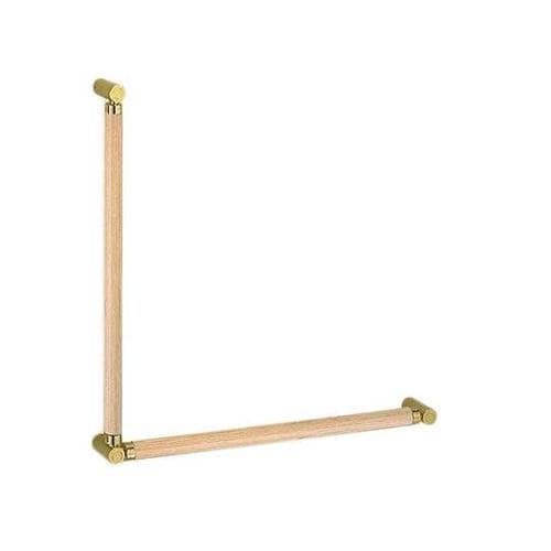 BR−585ポール手摺L形ウッド純金