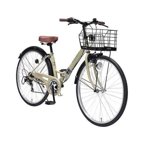 折り畳みシティサイクル 26インチ カフェ