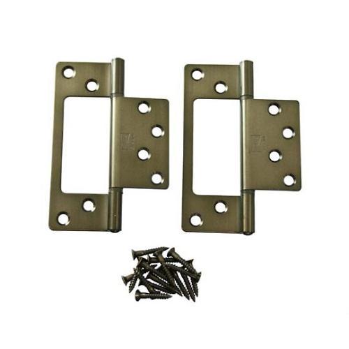 ステンレスフラッシュ蝶番 102mm ア