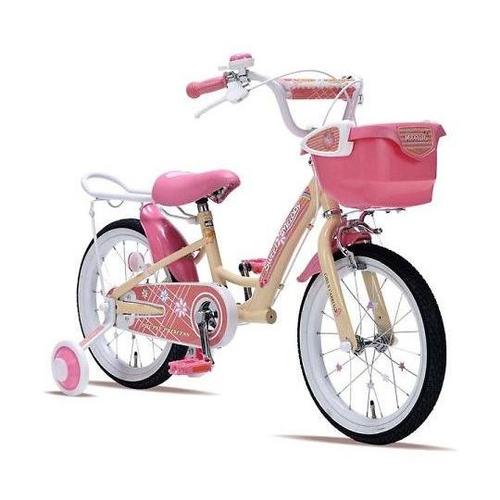 子供用自転車 16インチ バスケット アプリコット