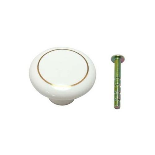 17877 ツマミ 38mm 白