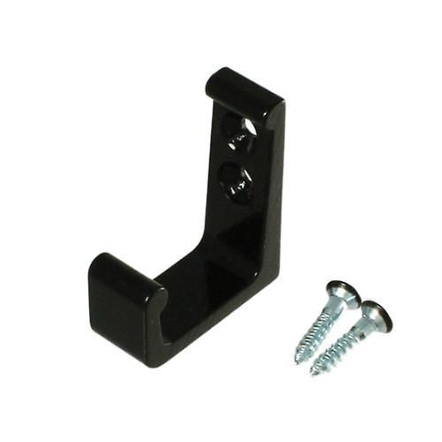 30624 L型フック35mm ブラック