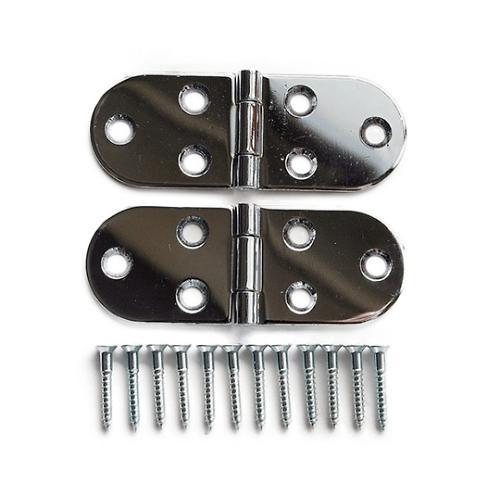 ミシン蝶番 30×36mm クローム 1