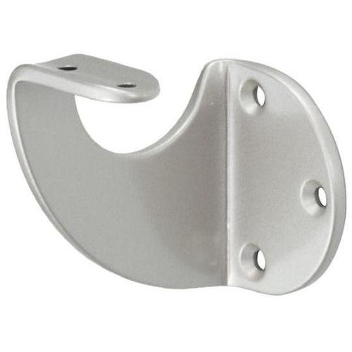 SBR102L R形ブラケットL受左銀