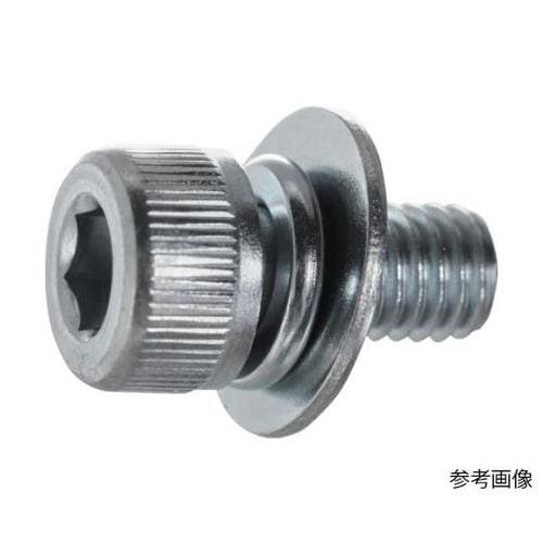 六角穴付組込ボルト P=3 三価白M4X