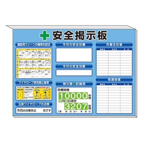 ミニ掲示板 クレーンの基準合図法他入青地